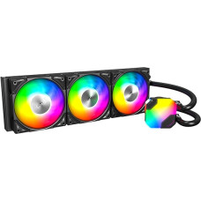 Система водяного охлаждения Montech HyperFlow ARGB 360 LGA 1700/1200/15X/2066/AM3/AM4/AM5 (TDP 350W, PWM, TRIPLE FAN 120