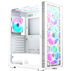 Корпус ATX Без БП Montech X3 GLASS (MNT-X3G-W) (Tempered Glass, 1xUSB 2.0, 1xUSB-A 3.2 5Гбит/с, 3x120mm FRGB FAN, 3x140m