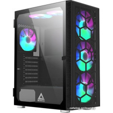 Корпус ATX Без БП Montech X3 GLASS (MNT-X3G-B) (Tempered Glass, 1xUSB 2.0, 1xUSB-A 3.2 5Гбит/с, 3x120mm FRGB FAN, 3x140m