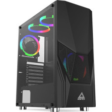 Корпус ATX Без БП Montech FIGHTER 500 (MNT-F500-B) (Tempered Glass, 1xUSB 2.0, 1xUSB-A 3.2 5Гбит/с, 4x120mm FRGB FAN, HD