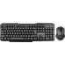 Комплект БЕСПРОВОДНОЙ Клавиатура + мышь Defender Jakarta C-805 (мышь радио (сенсор оптический), клавиатура USB, цвет черный) (45804)
