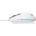 Игровая мышь Logitech G102 Lightsync (910-005809) (полноразмерная, USB, 8000 dpi, RGB, 5 кнопок, колесо с нажатием, цвет белый)