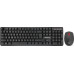 Комплект БЕСПРОВОДНОЙ Клавиатура + мышь Defender Milan C-922 Black (клавиатура + мышь для ПК, мышь радио (сенсор лазерный), клавиатура радио, цвет черный) (45992)