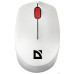Комплект БЕСПРОВОДНОЙ Клавиатура + мышь Defender Milan C-992 White (клавиатура + мышь для ПК, мышь радио (сенсор лазерный), клавиатура радио, цвет белый) (45994)
