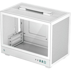Корпус mini-ITX Без БП Deepcool CH160 WH (R-CH160-WHNGI0-G-1) (Tempered Glass, MESH сетка, 2xUSB 3.0, 1xType-C, HD Audio