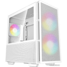 Корпус MicroATX Без БП Deepcool CH360 WH (R-CH360-WHAPE3-G-1) (Tempered Glass, 1xUSB-A 3.2 5Гбит/с, 1xUSB-C 3.2 5Гбит/с,