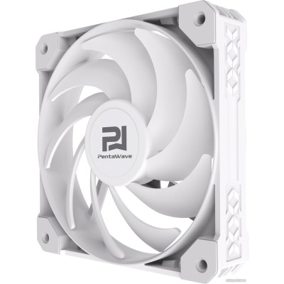 Вентилятор 120mm PentaWave PF-S12W (4-pin PWM, MHDB 600-1950rpm 69,5CFM 29.7dBA) White