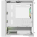 Корпус MicroATX Без БП Powercase Mistral Micro X4W (CMMXW-L4) (Tempered Glass, 2xUSB 2.0, 1xUSB-A 3.2 5Гбит/с, 4х120mm 5-color fan, HD Audio+Mic, VGA MAX 300mm, CPU MAX 160mm, пылевые фильтры) White