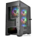 Корпус MicroATX Без БП Powercase Alisio Micro X4B V2 (CAMCXB-A4) (Tempered Glass, 2xUSB 2.0, 1xUSB-A 3.2 5Гбит/с, 4х120mm ARGB fans, ARGB HUB, HD Audio+Mic, VGA MAX 305mm, CPU MAX 160mm, пылевые фильтры) Black
