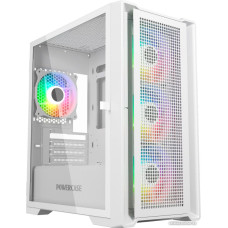 Корпус MicroATX Без БП Powercase Alisio Micro X4W V2 (CAMCXW-A4) (Tempered Glass, 2xUSB 2.0, 1xUSB-A 3.2 5Гбит/с, 4х120m