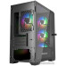 Корпус MicroATX Без БП Powercase ByteFlow Micro Black (CAMBFB-A4) (Tempered Glass, 2xUSB 2.0, 1xUSB-A 3.2 5Гбит/с, 4х120mm ARGB fans, ARGB HUB, HD Audio+Mic, VGA MAX 305mm, CPU MAX 160mm, пылевые фильтры) Black