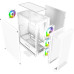 Корпус ATX Без БП Powercase Ultimate White (CUW-A4) (Tempered Glass, 2xUSB 2.0, 1xUSB-A 3.2 5Гбит/с, 4х120mm ARGB fans, ARGB HUB, HD Audio+Mic, VGA MAX 320mm, CPU MAX 155mm, пылевые фильтры) White