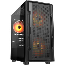Корпус MicroATX Cougar Uniface Mini RGB (Tempered Glass, 1xUSB 2.0, 2xUSB-A 3.2 5Гбит/с, 2х140mm + 1x120mm ARGB Fan, ARG