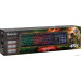 Клавиатура Defender Arx GK-196L (игровая для ПК, мембранная, пластик, интерфейс подключения - USB-A, подсветка, влагозащита, цвет черный) (45196)