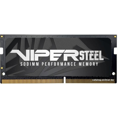 SO-DIMM DDR4 16Gb PC-25600 3200MHz Patriot Viper Steel (PVS416G320C8S)