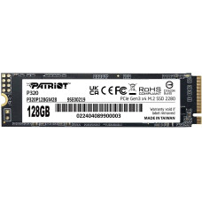 SSD M.2 2280 M PCI Express 3.0 x4 Patriot 128GB P320 (P320P128GM28) 1600/1000 MBps