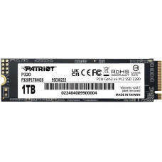 SSD M.2 2280 M PCI Express 3.0 x4 Patriot 1Tb P320 (P320P1TBM28) 3000/2200 MBps