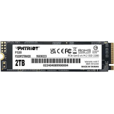 SSD M.2 2280 M PCI Express 3.0 x4 Patriot 2Tb P320 (P320P2TBM28) 3000/2200 MBps