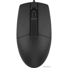 Мышь A4Tech OP-335S черный проводная USB, сенсор оптический 1200 dpi, 3 кнопки, колесо с нажатием и отклонением, цвет черный