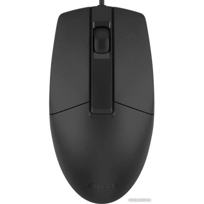 Мышь A4Tech OP-335S черный проводная USB, сенсор оптический 1200 dpi, 3 кнопки, колесо с нажатием и отклонением, цвет черный