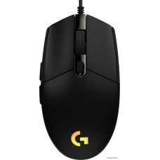 Мышь Logitech G102 Lightsync (910-005808/910-005823) (полноразмерная, USB, 8000 dpi, RGB, 5 кнопок, колесо с нажатием, цвет черный)