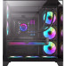Корпус ATX Без БП GameMax Infinity Plus (Tempered Glass(передняя, боковая, верхняя стенки), USB3.0*1+1xType-C, HD Audio+Mic, 8x120mm ARGB Fan is not on, 2x140mm ARGB Fan is not on VGA MAX 400mm, CPU MAX 160mm, пылевые фильтры) Black