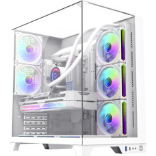 Корпус ATX Без БП GameMax Infinity Plus (Tempered Glass(передняя, боковая, верхняя стенки), USB3.0*1+1xType-C, HD Audio+