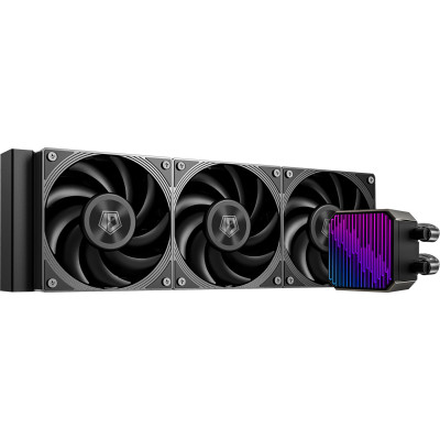 Система водяного охлаждения ID-Cooling DX360 MAX BLACK LGA1851/1700/1200/115X, AMD AM5/AM4 (TDP 350W, ARGB FAN and PUMP, PWM, TRIPLE FAN 120mm) RET