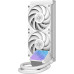 Система водяного охлаждения ID-Cooling DX240 MAX WHITE LGA1851/1700/1200/115X, AMD AM5/AM4 (TDP 300W, ARGB PUMP, PWM, DOUBLE FAN 120mm) RET