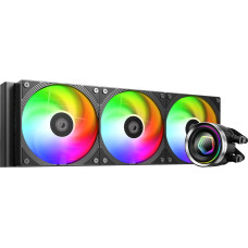 Система водяного охлаждения ID-Cooling FX360 INF BLACK LGA1851/1700/1200/115X, AMD AM5/AM4 (TDP 350W, ARGB FAN and PUMP,