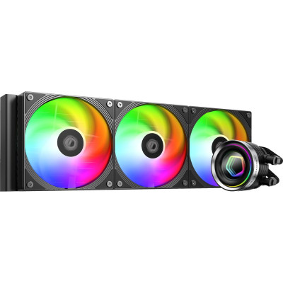 Система водяного охлаждения ID-Cooling FX360 INF BLACK LGA1851/1700/1200/115X,  AMD AM5/AM4 (TDP 350W, ARGB FAN and PUMP, PWM, TRIPLE FAN 120mm) RET