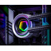 Система водяного охлаждения ID-Cooling FX240 INF BLACK LGA1851/1700/1200/115X,  AMD AM5/AM4 (TDP 300W, ARGB FAN and PUMP, PWM, DOUBLE FAN 120mm) RET