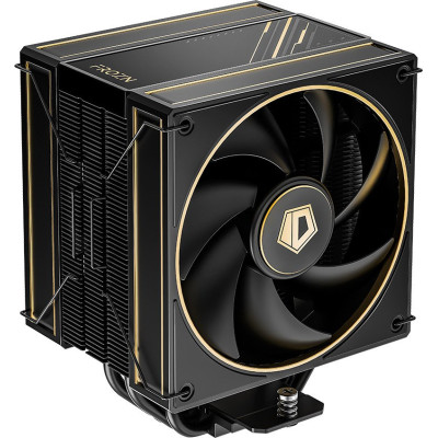 Кулер ID-Cooling FROZN A410 GDL LGA1700/1200/115X/AM5/AM4 (12шт/кор, TDP 230W, PWM, 4 тепл.трубки прямого контакта, DUAL FAN 120mm, черно-золотой) RET