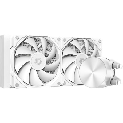 Система водяного охлаждения ID-Cooling FX240 PRO WHITE LGA20XX/1700/1200/115X/AM4/AM5 (4шт/кор,TDP 300W, BLACK FAN and PUMP, PWM, DUAL FAN 120mm, белый) RET