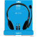 Гарнитура Logitech Stereo Headset H110 (981-000472)