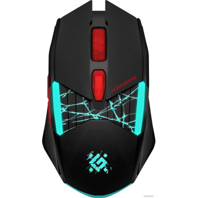 Мышь беспроводная игровая Defender Horrodine GM-237 черный,6кнопок,3200dpi,радужная (52237)