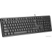 Клавиатура A4Tech KR-3 (стандартная для ПК, мембранная, пластик, интерфейс подключения - USB-A, влагозащита, цвет черный)