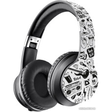 Беспроводная гарнитура Defender FreeMotion B595 черный с принтом. Bluetooth (63596)