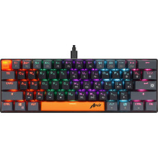 Клавиатура Defender Apex GK-002 (USB) (45003) (стандартная для ПК, механическая, Outemu Red, ход линейный, пластик, инте