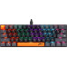 Клавиатура Defender Apex GK-002 (USB) (45003) (стандартная для ПК, механическая, Outemu Red, ход линейный, пластик, интерфейс подключения - USB-A, цвет черный/серый)