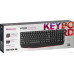 Клавиатура Defender ATOM HB-546 Black (45546) (стандартная для ПК, мембранная, пластик, интерфейс подключения - USB-A, цвет черный)