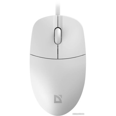 Мышь проводная  Defender Azora MB-241 (52242) (полноразмерная мышь для ПК, проводная USB, сенсор оптический 1200 dpi, 3 кнопки, колесо с нажатием, цвет белый)