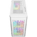 Корпус MicroATX Без БП Powercase Mistral Micro D3W ARGB (CMMDW-A3) (Tempered Glass, 2xUSB 2.0, 1xUSB-A 3.2 5Гбит/с, 2x 140mm ARGB PWM+1x 120mm ARGB PWM HD Audio+Mic, VGA MAX 305mm, CPU MAX 160mm, пылевые фильтры) White