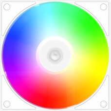 Вентилятор 120mm ID-Cooling AS-120-ARGB-W 120x120x25мм (4Pin PWM, 27.2дБ, 2000об/мин) White
