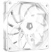 Вентилятор 120mm ID-Cooling TF-12025-PRO-ARGB REVERSE WHITE (PWM, Low Noise, резиновые углы, ARGB подсветка, 700-1800об/мин)