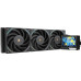 Система водяного охлаждения Thermalright Mjolnir Vision 360 Black ARGB (M-VISION-360-BL-ARGB) / (LGA115X/1200/1700/2011/2066/FM1/FM2/FM2+/AM2/AM2+/AM3/AM3+/AM4/AM5) / LCD Display / 360mm / 3x120mm / Black