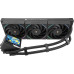 Система водяного охлаждения Thermalright Mjolnir Vision 360 Black ARGB (M-VISION-360-BL-ARGB) / (LGA115X/1200/1700/2011/2066/FM1/FM2/FM2+/AM2/AM2+/AM3/AM3+/AM4/AM5) / LCD Display / 360mm / 3x120mm / Black