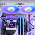 Система водяного охлаждения Thermalright  Frozen Warframe 240 White ARGB (F-WFRAME-240-WH-ARGB) / (LGA115x/1200/1700/1851/2011/2011-3/2066/AM4/AM5) / 240mm / 2x120mm / White