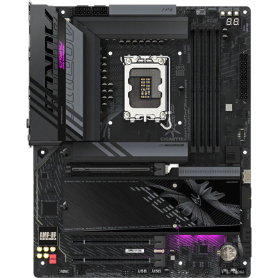 MB Gigabyte Z890 AORUS ELITE WIFI7 (Z890 A ELITE WIFI7) Soc-1851 (Z890) 3xPCI-Ex16 4xM.2 2.5GbE LAN WiFi 7 BT 5.4 3xARGB+RGB RAID 0/1/5/10 4xDDR5 9200MHz+ Type-C+DP+HDMI(Front) ATX RTL