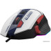 Игровая мышь A4Tech Bloody W95 Max Sports (полноразмерная игровая мышь для ПК, проводная USB, сенсор оптический 12000 dpi, 9 кнопок, колесо с нажатием, цвет белый/темно-синий/черный )